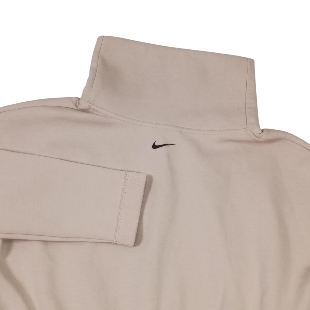 Nike Dri-FIT Therma Flex Cinched Waist Top Beige Tan Womens Small 929487-008